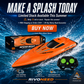 🎮 🚢METADE DO PREÇO! Barco RC de alta velocidade 2.4G com motores duplos 🌊 ⚡ – 50% DE DESCONTO（Oferta do dia）
