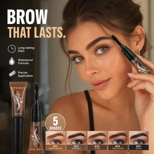 💞Compre 1 Leve 2💞+50K VENDIDOS!🎨Tinta para Sobrancelhas à Prova d’água – Fácil de aplicar e remover. Cobre fios brancos, define perfeitamente. Uma revolução para suas sobrancelhas!🌟