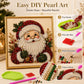 🥳 PROMOÇÃO QUENTE DE 2026 🥳✨ 50% DE DESCONTO! Kit DIY de pintura com pérolas e diamantes para o Natal – 5 designs festivos, contas em relevo 3D e moldura de exposição incluídas. Uma obra-prima cintilante para a sua parede nesta época festiva! 🖼️🎨