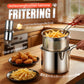 ✨304 Multifunktionell fritös i rostfritt stål✨restaurangkvalitet hemma🍟