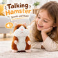 Peluche de hamster falante – repete tudo o que disseres, diversão hilariante para crianças e adultos