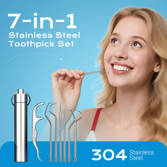 🏆Engenharia de precisão alemã! Ponta ultrafina de 0,1 mm para uma limpeza precisa com fio dental✨