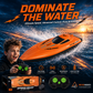 🎮 🚢METADE DO PREÇO! Barco RC de alta velocidade 2.4G com motores duplos 🌊 ⚡ – 50% DE DESCONTO（Oferta do dia）