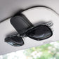 🕶️Magnetic Leather Sunglasses Holder🕶️ – Sun Visor Clip with Multi-Function Storage – Ideal for Glasses, Pens & Cards ⚡