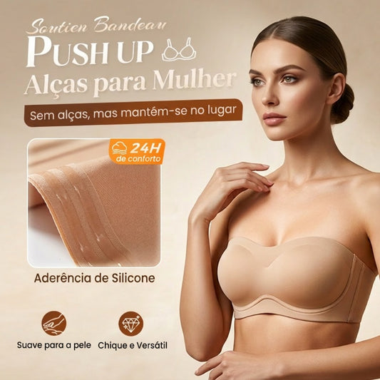 Sutiã modelador sem alças – Sustentação natural e invisível sob a roupa! 🔥💖