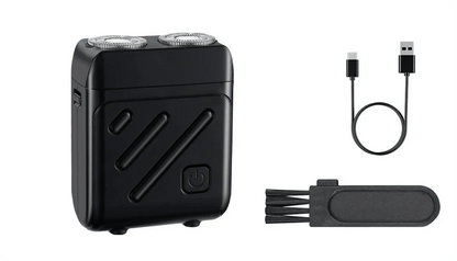 💥50% de desconto🏆Mini barbeador elétrico para homens⚡O seu barbear perfeito!