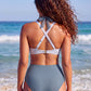 🏖️Biquíni de Cintura Alta com Controlo de Barriga e Top Halter