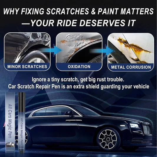 🚗✨ Caneta Mágica Removedora de Arranhões para Carros – Reparo Instantâneo de Pintura e Brilho 🛠️🍂