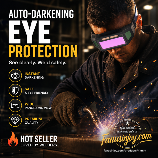 👓 50% DE DESCONTO AGORA! 🔥 Óculos de soldadura com escurecimento automático  ⚡