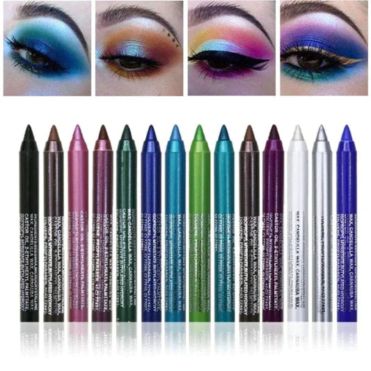🔥Compre 1 e receba 1 grátis🔥Delineador em gel colorido à prova de água em lápis