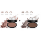 ✨Buy 1 Get 1 Free -ONLY ￡10.99!!🖌️50K+ Sold!!!🖤Eyebrow Stamp Powder Kit with Applicator Brush, One Press Perfect Brow Stamp, Waterproof Long Lasting 24H Wear Eyebrow Makeup for Lazy Daily Salon-Like Brows