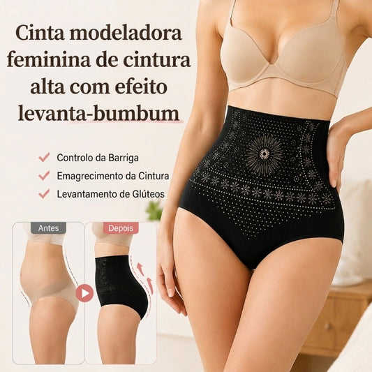 🔥 50% DE DESCONTO – Calças sem Costuras de Cintura Alta com Efeito Modelador | Conforto, compressão leve & perfeitas para o dia a dia