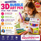 💥ÚLTIMO DIA: COMPRE 1 E GANHE 1 GRÁTIS!!🎁🔮Caneta Mágica – Desenhe em 3D com um único traço!🎄 Canetas de desenho DIY Bubble Popcorn e Compre 3, Pague 2 🔥