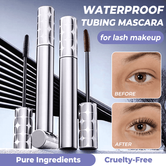 🎉COMPRE 1 E GANHE 1 GRÁTIS🎉Duo de rímel em tubo preto e castanho para maquilhagem dos cílios