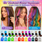 🔥Último dia com 50% de desconto🌈Conjunto de 12 cores de giz temporário para o cabelo com aplicador