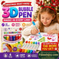 💥ÚLTIMO DIA: COMPRE 1 E GANHE 1 GRÁTIS!!🎁🔮Caneta Mágica – Desenhe em 3D com um único traço!🎄 Canetas de desenho DIY Bubble Popcorn e Compre 3, Pague 2 🔥