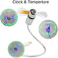 Ventoinha USB com display LED de relógio