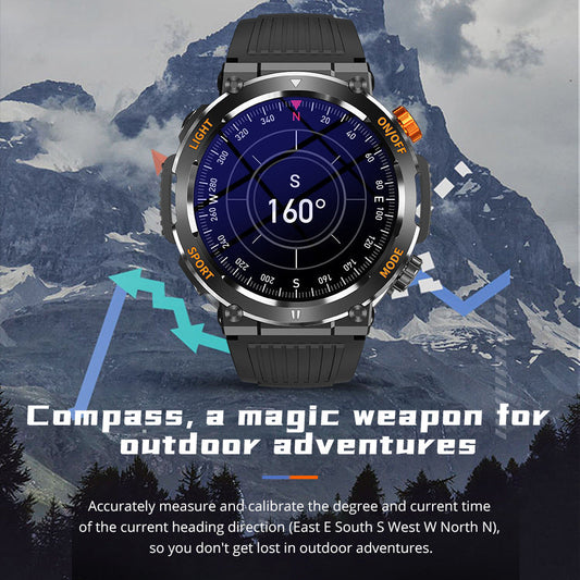 ⌚ Smartwatch sportivo e outdoor impermeabile 🔥 Spedizione gratuita ✈️ Ultimo giorno!!!