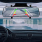 Câmara de marcha-atrás e câmara de bordo de 10 polegadas com ecrã tátil – Visão noturna HD 1296P, lente dupla – ideal para uma condução e estacionamento seguros🚗📹