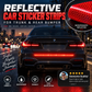 🚗 DESCONTO DE 50% POR TEMPO LIMITADO! 🔥 Tiras refletoras autocolantes para o porta-bagagens e o pára-choques traseiro