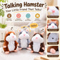 Peluche de hamster falante – repete tudo o que disseres, diversão hilariante para crianças e adultos