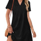 ⏰Promoção de 2026: 50% de desconto💃Vestido midi casual de verão com decote em V e bolsos para mulher