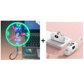 Ventoinha USB com display LED de relógio