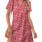 ⏰Promoção de 2026: 50% de desconto💃Vestido midi casual de verão com decote em V e bolsos para mulher