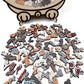 🎁Christmas Sale 49% OFF🎅135-Piece Morandi-Colored Cat Shaped Wooden Jigsaw Puzzle