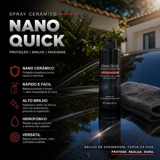 ⏳50% DE DESCONTO por tempo limitado!⏰Spray de detalhamento automotivo de alto brilho com efeito rápido🚗