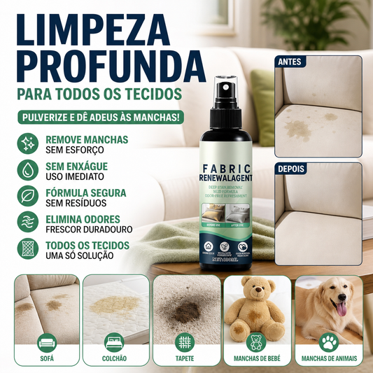 🔥 50% OFF – Último Dia! 🔥 Spray Removedor de Manchas para Tecidos