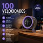 🏆 Ventilador de Mesa 2026 – USB Recarregável com Display LED 📊 | 100 Velocidades, Inclinação 120° e Oscilação Total ↔️ | Ultra-Silencioso para Quarto 😴, Escritório 🖥️ e Camping 🏕️ | Até 24H de Bateria ⚡