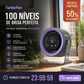 🏆 Ventilador de Mesa 2026 – USB Recarregável com Display LED 📊 | 100 Velocidades, Inclinação 120° e Oscilação Total ↔️ | Ultra-Silencioso para Quarto 😴, Escritório 🖥️ e Camping 🏕️ | Até 24H de Bateria ⚡