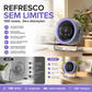 🏆 Ventilador de Mesa 2026 – USB Recarregável com Display LED 📊 | 100 Velocidades, Inclinação 120° e Oscilação Total ↔️ | Ultra-Silencioso para Quarto 😴, Escritório 🖥️ e Camping 🏕️ | Até 24H de Bateria ⚡