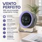 🏆 Ventilador de Mesa 2026 – USB Recarregável com Display LED 📊 | 100 Velocidades, Inclinação 120° e Oscilação Total ↔️ | Ultra-Silencioso para Quarto 😴, Escritório 🖥️ e Camping 🏕️ | Até 24H de Bateria ⚡