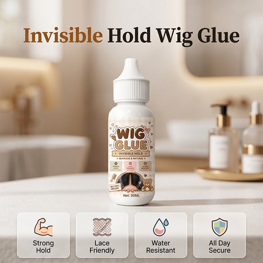 Cola para perucas de renda Invisible Hold – Fixação à prova de água e de suor