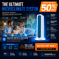 ❄️【Cool the Entire Room in 90 Seconds】Tower Fan—an air conditioner that can be used in both upright and horizontal positions