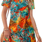 ⏰Promoção de 2026: 50% de desconto💃Vestido midi casual de verão com decote em V e bolsos para mulher