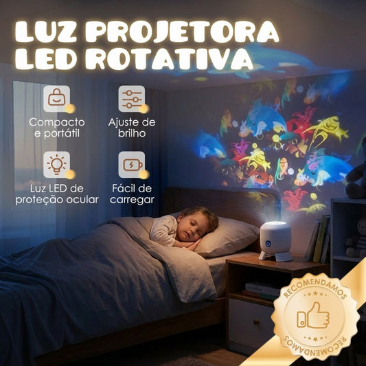 🥳PROMOÇÃO ESPECIAL 2026🥳💞Mais de 50 000 unidades vendidas! Projetor LED giratório com efeitos de iluminação dinâmicos