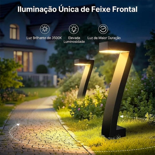 🔥Desconto de 50% no último dia!🔥Candeeiros Solares Criativos e à Prova de Água para Caminhos