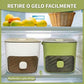 🧊Máquina de gelo portátil com tampa e caixa de armazenamento (48 cubos)