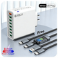 📢📢50% DE DESCONTO !! ⏰Carregador Rápido USB de 8 Portas para Telemóvel