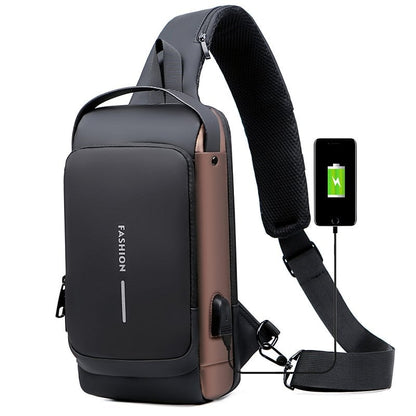 🎒 50% DE DESCONTO! 🔥 Saco desportivo com função de carregamento USB – à prova de roubo, prático e leve – perfeito para viajar, deslocações diárias e atividades ao ar livre ⚡