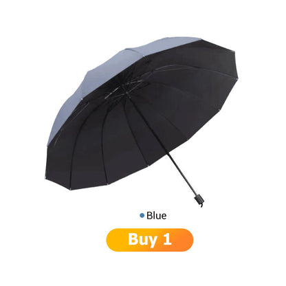 ☔✨50% DE DESCONTO! 🌧️💨 Guarda-chuva à prova de vento com 12 varas – Ampla cobertura, dobragem compacta e estrutura resistente para chuva forte e vento. Mais de 13 847 dias sem se molhar garantidos!✨