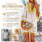 🏖️Promoção de Verão: 49% de desconto🏝️👗Vestido feminino largo em algodão e linho com bordados🌸