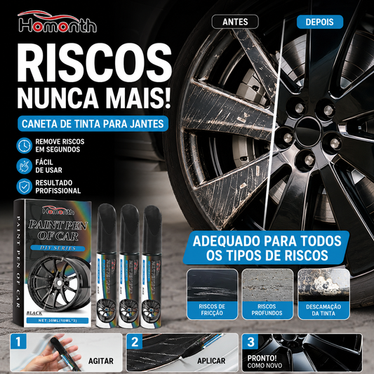 🥳PROMOÇÃO DE 2026🥳💞Mais de 50 mil unidades vendidas!🛠️🚗 50% DE DESCONTO! Caneta mágica para reparar riscos no carro – Repara riscos nas jantes em poucos minutos. Fórmula permanente que não escorre. Inclui verniz transparente. ✨🔧