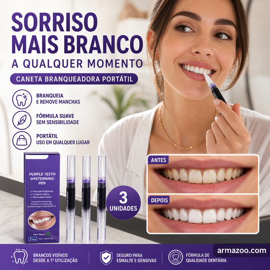 🥳PROMOÇÃO IMPERDÍVEL DE 2026🥳Recarga para Caneta de Branqueamento Dentário Portátil