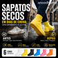 🦺 50% DE DESCONTO – Capa de Sapatos Impermeável e Resistente | Grossa, durável & proteção total