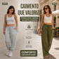 Calças Balão Volumosas com Pregas e Bolsos