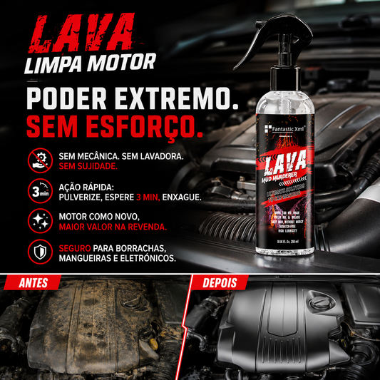 🔥Desconto de 50% no último dia!🔥Produto de limpeza para o motor exterior do carro